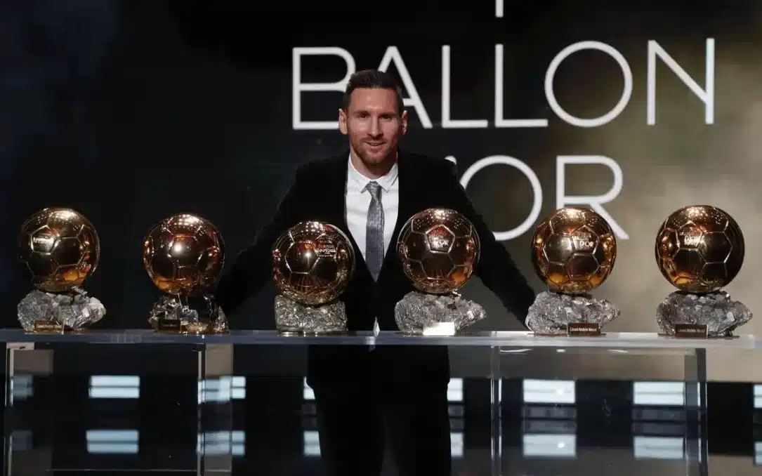 7 Ballon D'or trophies won by Lionel.