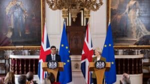 EU, U.K Sign new agreement for the Ireland trade pact (2024) EU, U.K Sign new agreement for the Ireland trade pact (2024) - Asiana Times