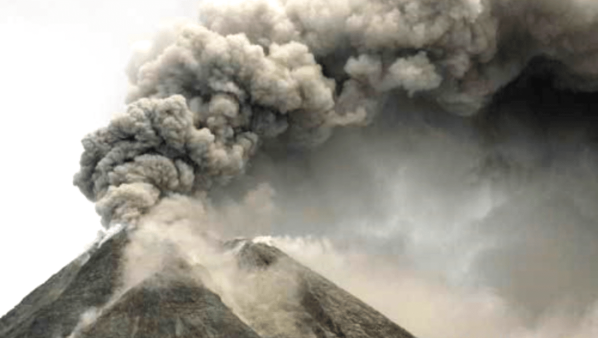 Eruption of Merapi in 2010