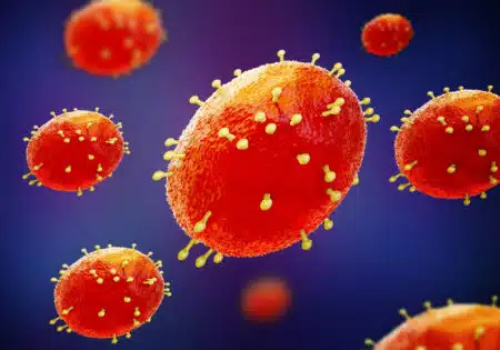 Mpox virus particles