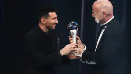 Lionel Messi Wins the FIFA Best Player Award for 7th time.