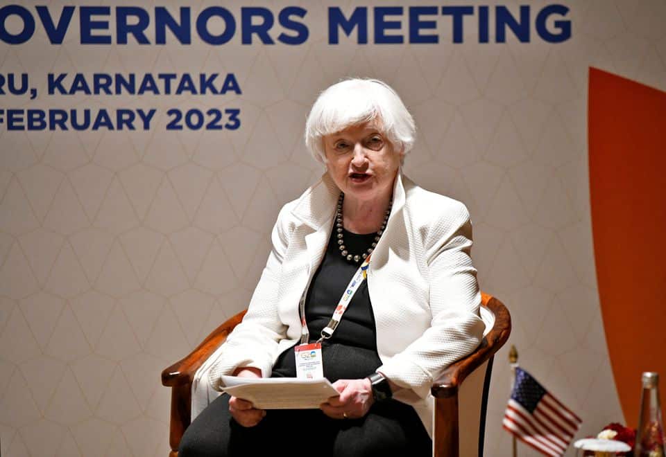 US Treasury Secretary Janet Yellen