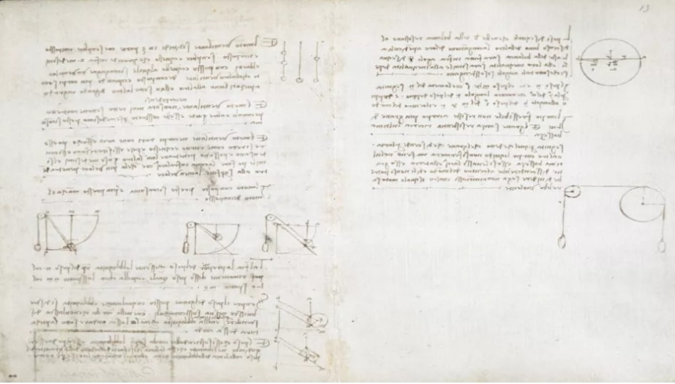 Aspects of gravity known by Leonardo da Vinci