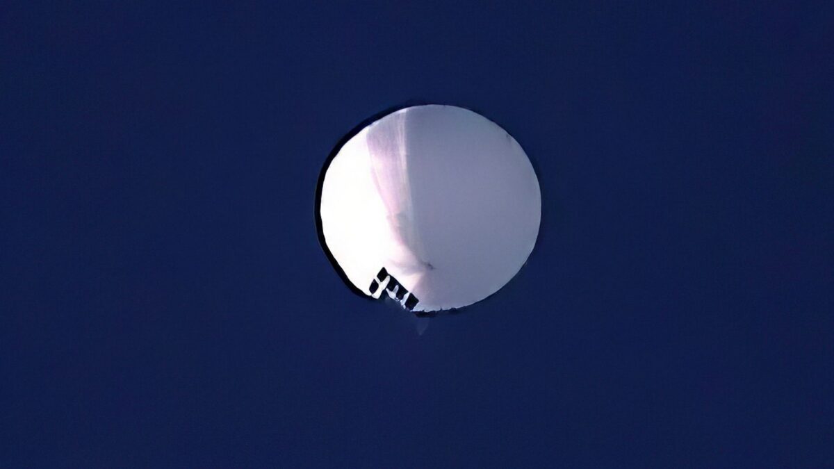 A high-altitude surveillance balloon has been identified by Pentagon officials