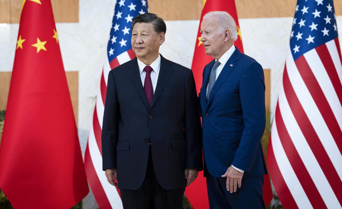 President Joe Biden meets with President Xi Jinping of China