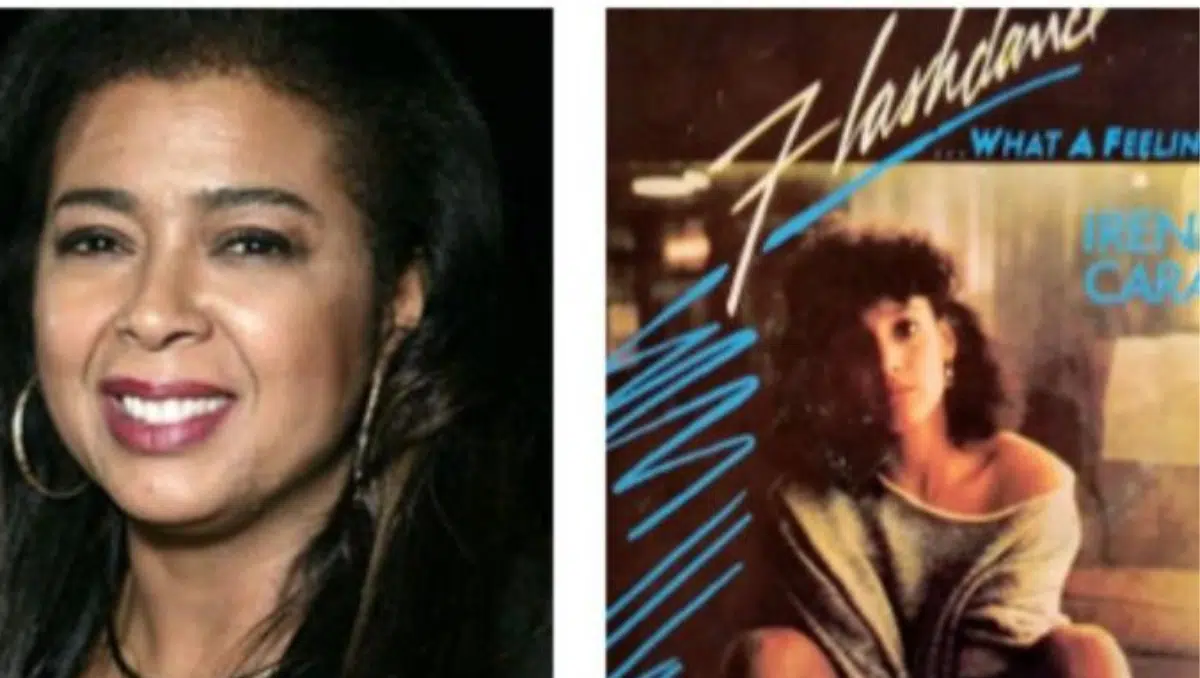 Irene Cara is known for her songs Fame and Flamedance.
