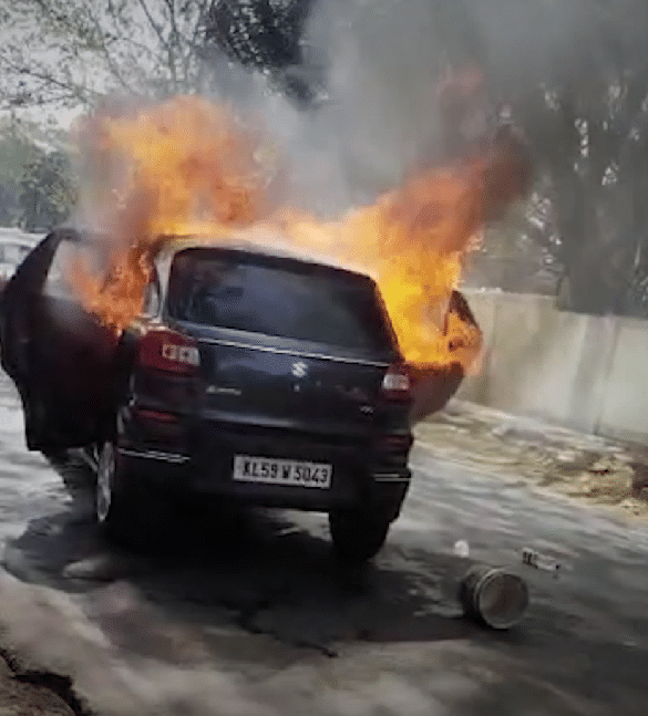 Car Catches fire