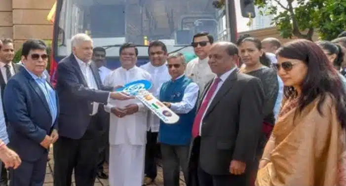 India giving 50 buses to Sri Lanka