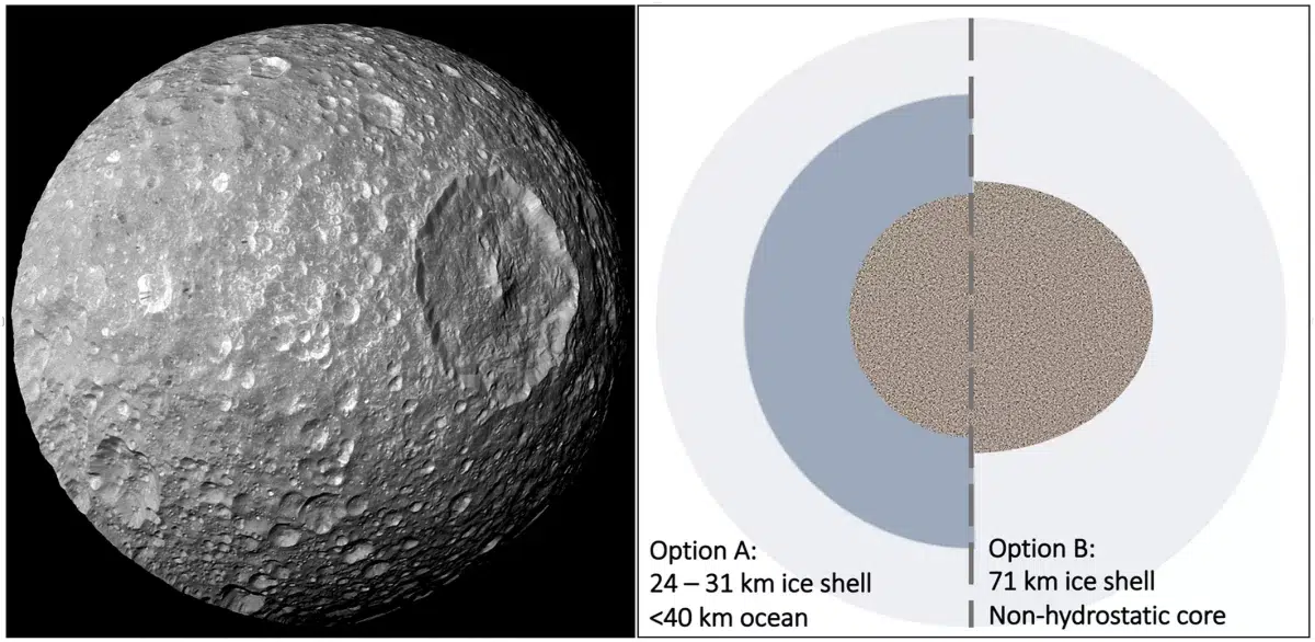 <strong>Saturn's smallest moon, Mimas may support an internal liquid ocean</strong> - Asiana Times