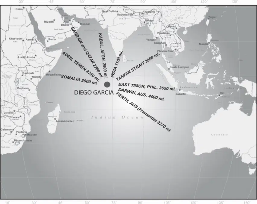 Geopolitics surrounding Chagos Archipelago and Indian Ocean.