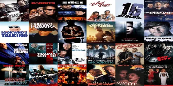 Bruce Willis's prominent films until his retirement from acting