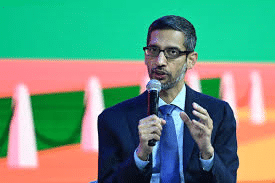 Sunder Pichai amid Google Layoffs