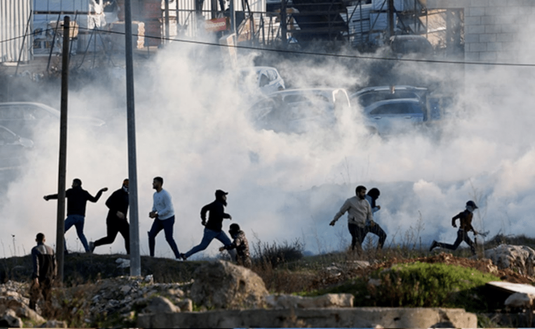 Israel bombs in response to rise of raid on west bank of Nabulas
