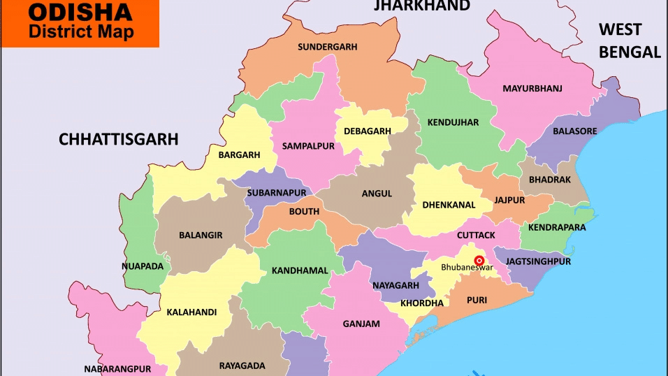 Odisha Map