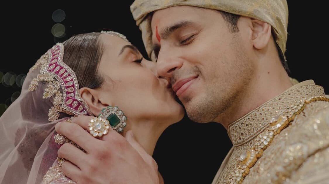 Sidharth Malhotra shares their wedding pictures