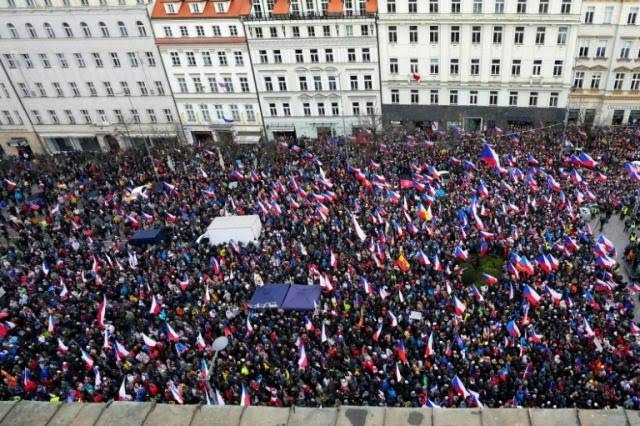 Protest in Czech Republic