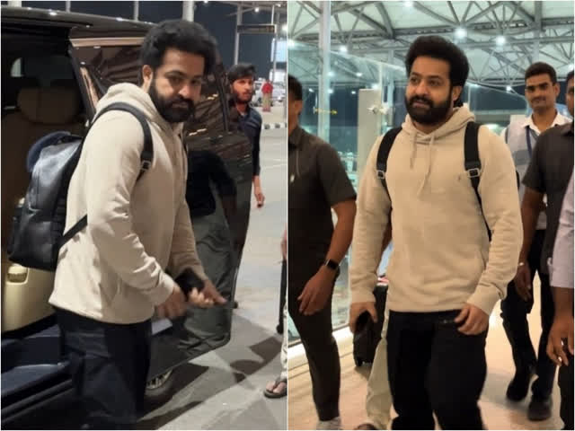 Junior NTR at the airport