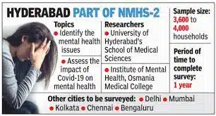 Hyderabad set to conduct a National Mental Health Survey,Covid-19 - Asiana Times