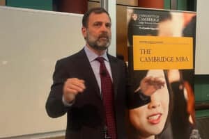 Indian Democracy under attack: Rahul Gandhi at Cambridge Democracy