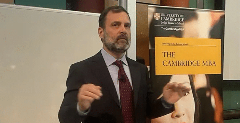 Rahul Gandhi at Cambridge