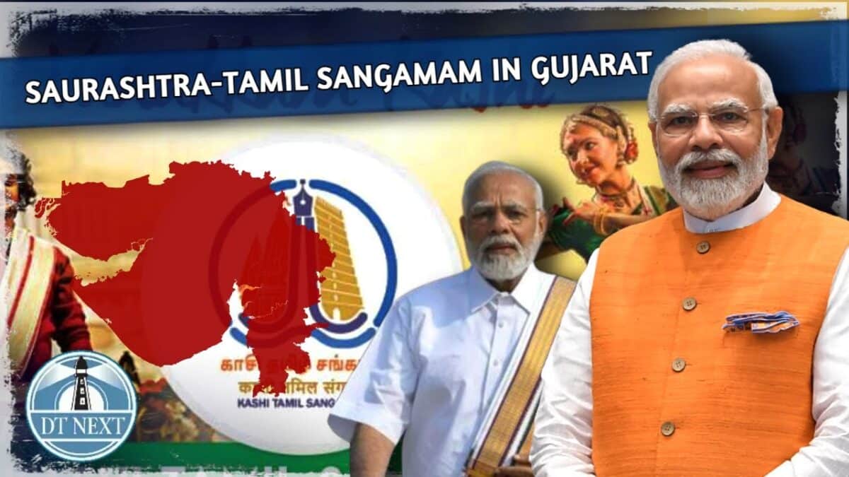 Gujarat March 11 to 13, 2023 set to host Saurashtra-Tamil Sangamam - Asiana Times