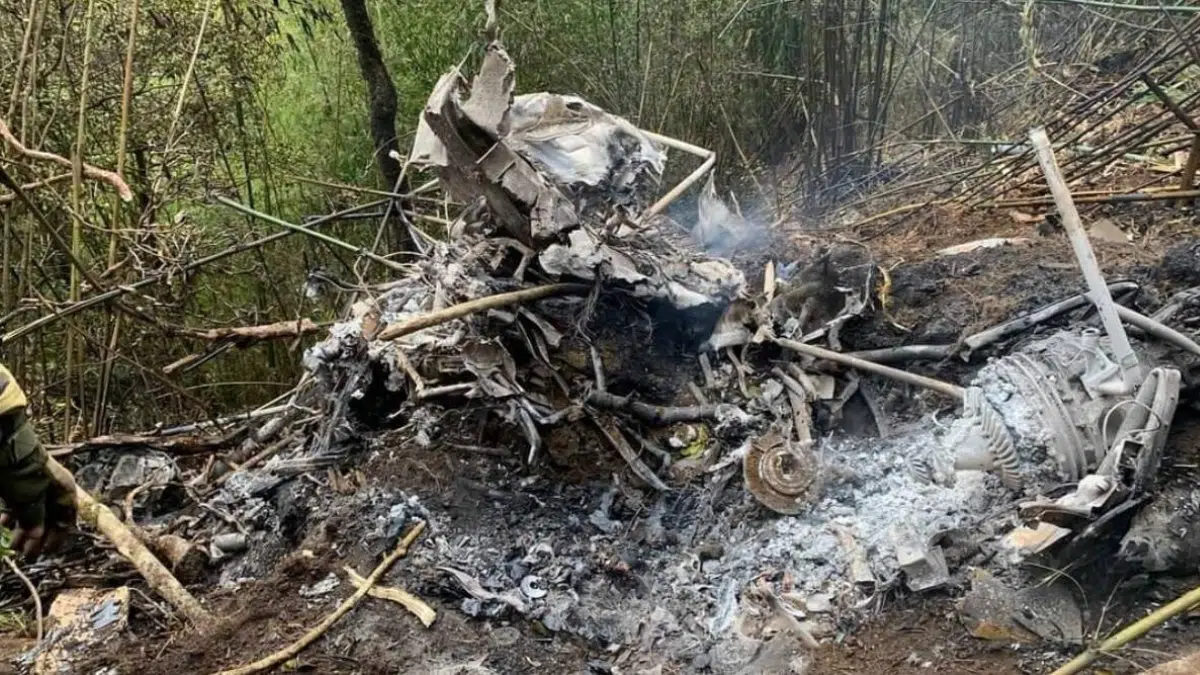 Indian Army's helicopter Cheetah crashes in Arunachal 