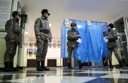 Kazakhstan holding parliamentary elections