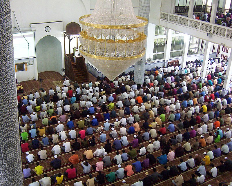 Ramadan 2024: People observing Friday Prayer at a mosque.