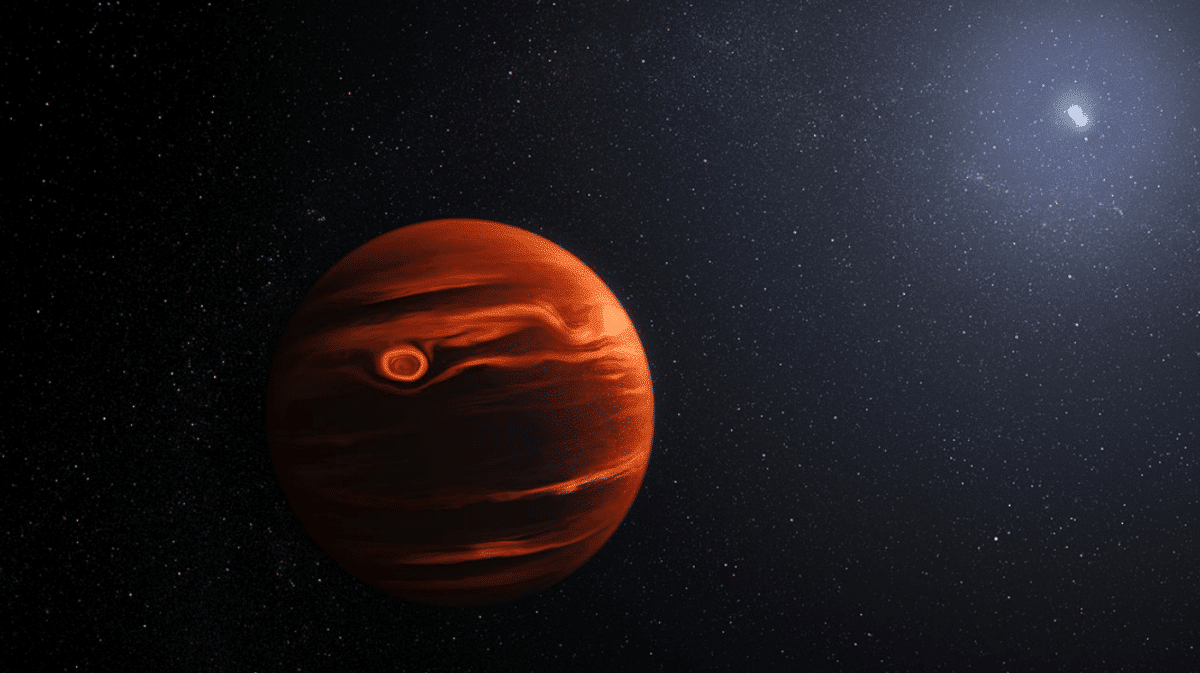 Illustration Of Exoplanet That Nasa Telescope Discovered.