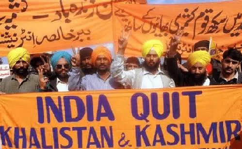 ISI and sikh protest