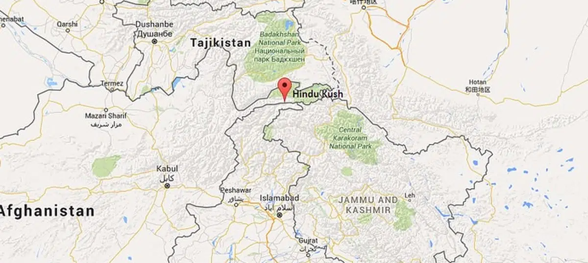 Earthquake in Hindu Kush region