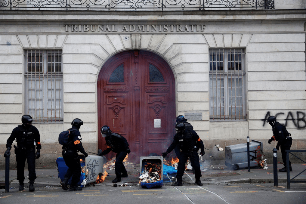 Clashes: French Protesters Rally Against Pension Bill