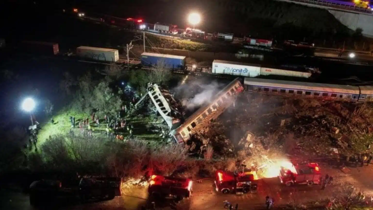 <strong>32 killed in a deadly train collision in Greece</strong> - Asiana Times