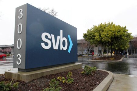 Silicon Valley Bank (SVB) headquarters in Santa Clara, California