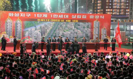 Hwasong, Pyongyang celebrates 10,000 newly built housing apartments - Asiana Times