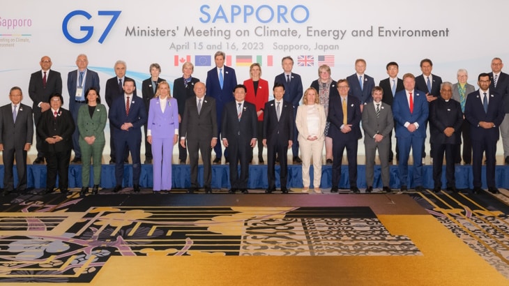  The G7 Countries Energy Minister's Meeting at Sapporo, Japan. 