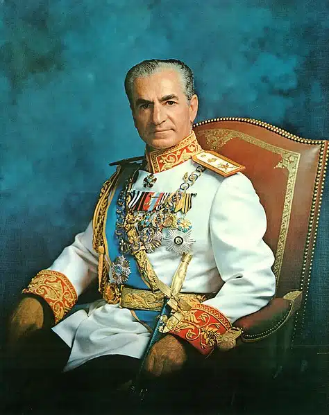 Mohommad Reza Shah in 1973, six years before he would be exiled. 