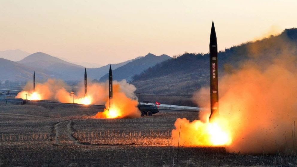long range ballistic missile fired by North Korea