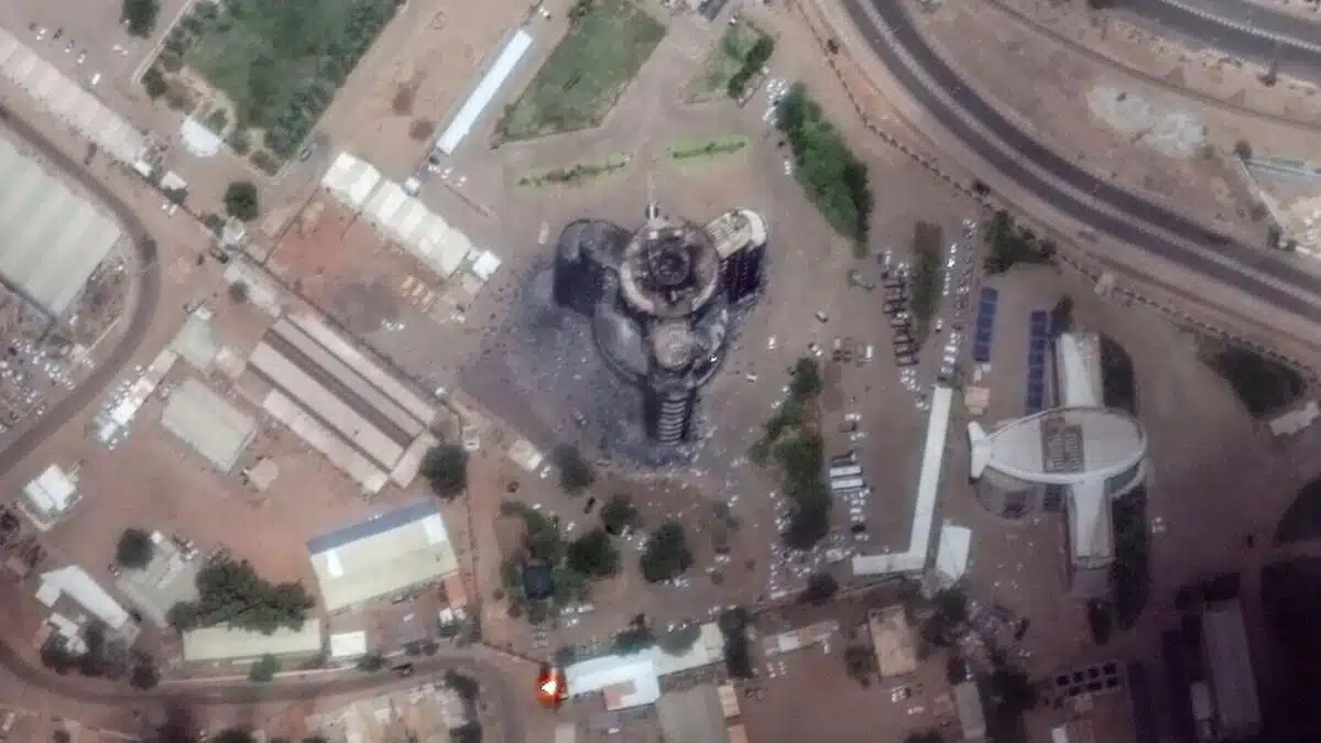 Satellite image of Armed Force headquarters