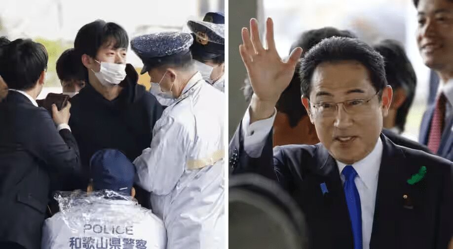 Japan PM Fumio Kishida attacked with smoke bomb - Asiana Times