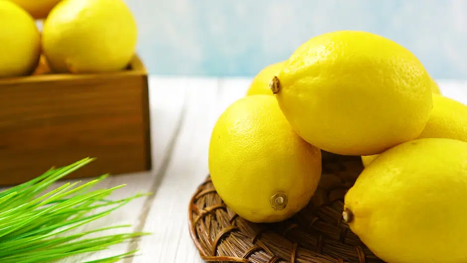 Lemons during the summer
