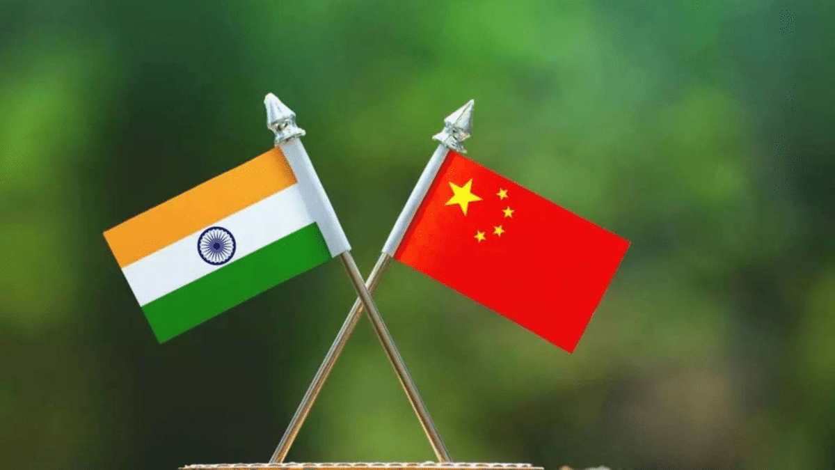 India/China Flag