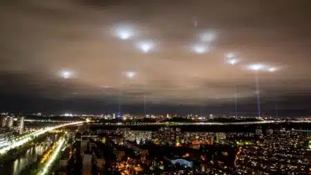 Flashes over Kyiv’s sky were not NASA’s satellite - Asiana Times