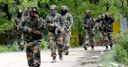 Indian army in Kashmir
