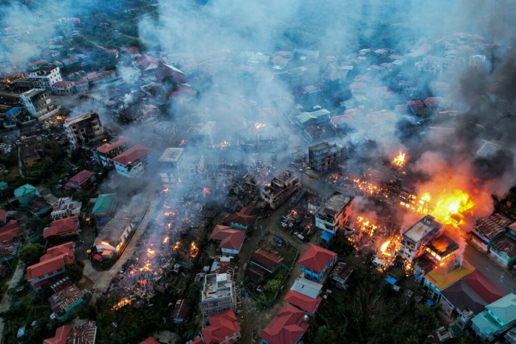Myanmar military's atrocities on people