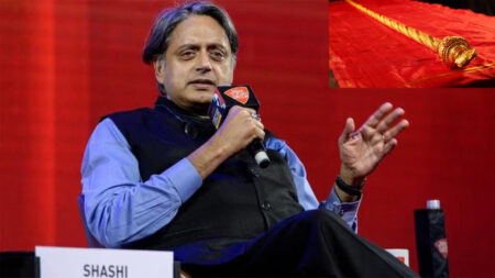 Shashi Tharoor calls Sengol traditional symbol of power