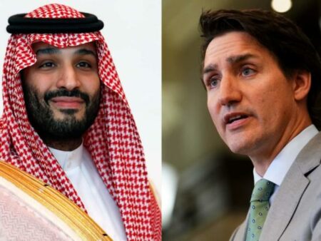 Saudi Arabia's Crown Prince and Canada's Prime Minister