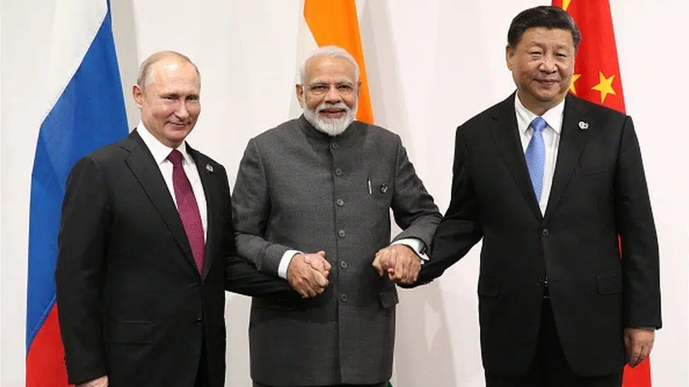 Three giants of Asian power