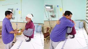 CM Kejriwal Met Satyendar Jain in Hospital - Asiana Times