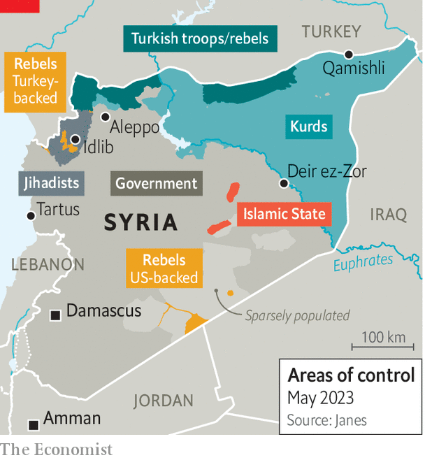 Syrian Civil War Map